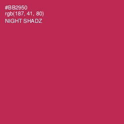 #BB2950 - Night Shadz Color Image